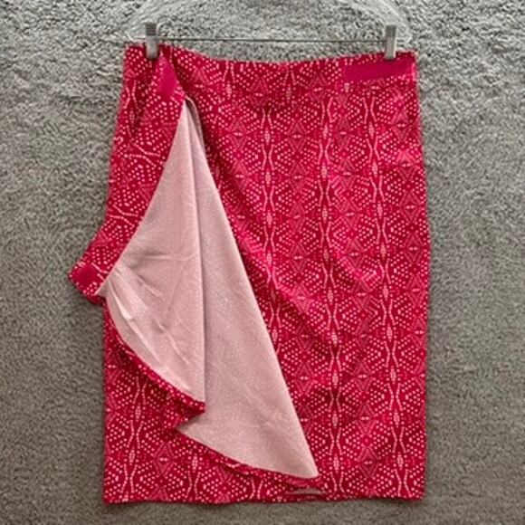 Rip Skirt Large Long Adjustable Skirt Dark Pink Pockets Beach Pool Vacatioon - Picture 4 of 8